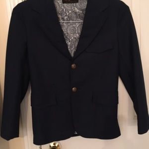 Vintage Boys Navy Blue Blazer